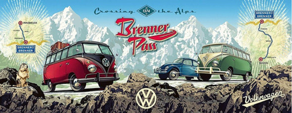 Autoslot - Rompecabezas Ravensburger Cross The Alps With Vw 1