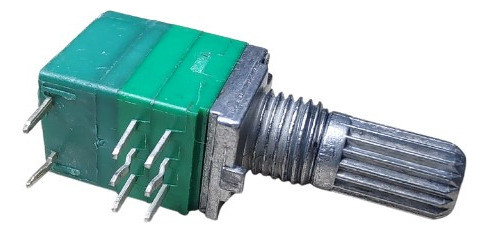 Potenciometro Volumen 100 K Ohm Stereo Mini Con Llave 1