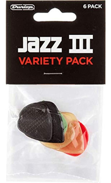 Paquete De Variedades Dunlop Pvp103 Jazz Iii  Palillos De Se 0