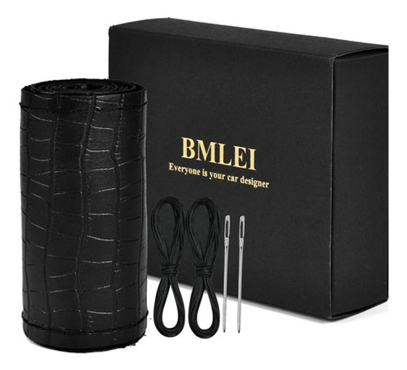 Funda Cubre Volante De Cuero Genuino Diseño Antideslizante H 0