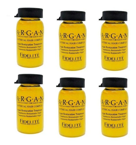 Fidelite 6 Ampollas Argan Reparadora Para Cabello X 15ml 0