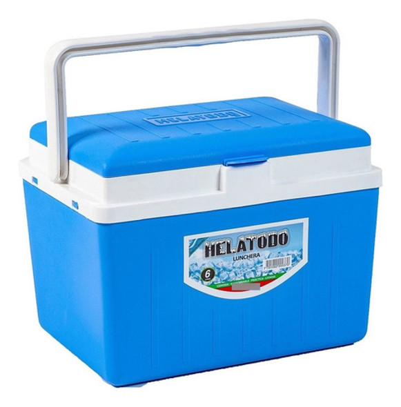 Conservadora Térmica Portátil De 6 Lts. Azul. Helatodo 0