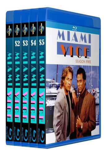 Miami Vice Bluray - División Miami- Serie Completa - Latino 0