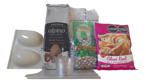 Kit Para Armar 5 Huevos Pascua N° 10 + Decoración -la Botica 0