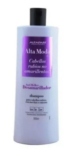 Shampoo Desamarillador + Máscara Alfaparf Alta Moda 1