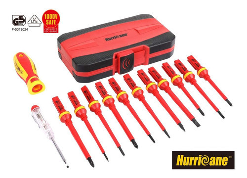 Juego De Destornilladores Hurricane (13 Uni) 1