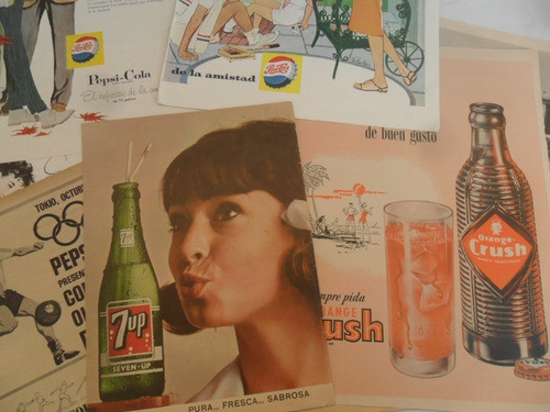 Seven Up Crush Pepsi Antigua Publicidad Revista No Catalogo 0