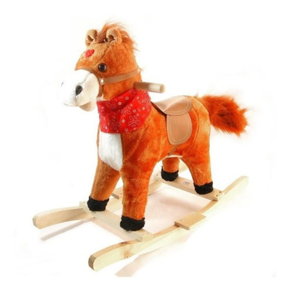 Mecedora Caballito Marrón 0