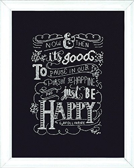 Trabajos De Diseño Artesania Ser Feliz Pizarra De Punto De 0