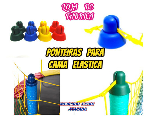 Ponteiras P/ Cama Elastica Direto Loja De Fabrica Kit C/10 1