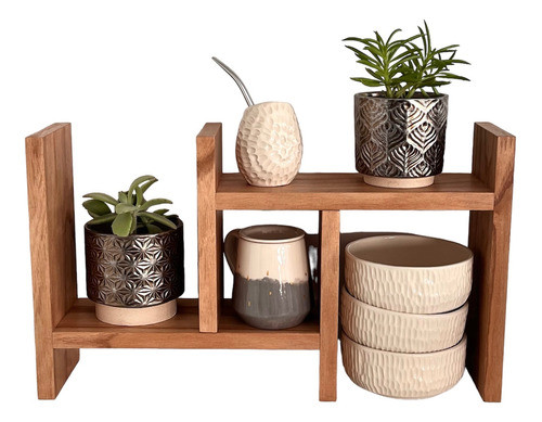 Organizador De Alacena De Cocina Ajustable Paraiso 62 X29 Cm 0