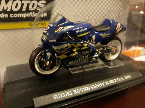 Moto Suzuki Rgv 500  2000 Esc 1 24  Aprox 7cm  Colección 1
