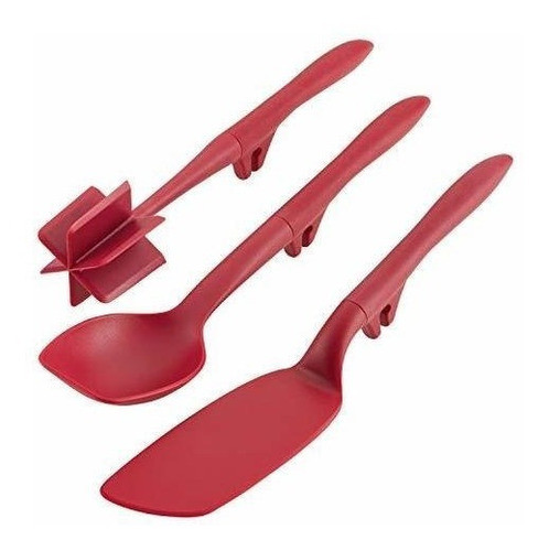 Rachael Ray Juego De Giradores De Nailon Con Ranura 3 Unidad 0