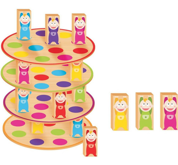 Brinquedo Educativo Equilibra Bebes Em Madeira 0 Brinquedo Educativo Equilibra Bebes Em Madeira 0