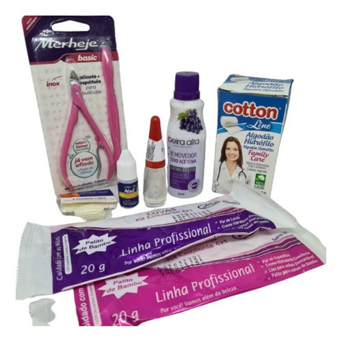 Kit Cuidados Em Casa Manicure/pedicure Linda Necessaire 0