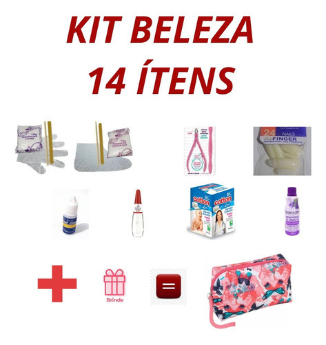 Kit Cuidados Em Casa Manicure/pedicure Linda Necessaire 1