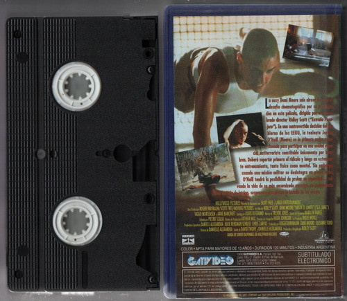Película En Vhs Hasta El Límite Con Demi Moore 1