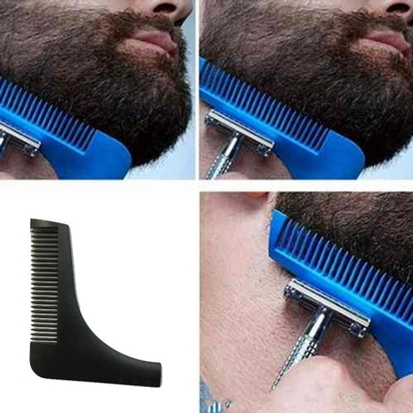 Pente Barba Forma Régua Cavanhaque Barbeiro Perfeita Preto 1