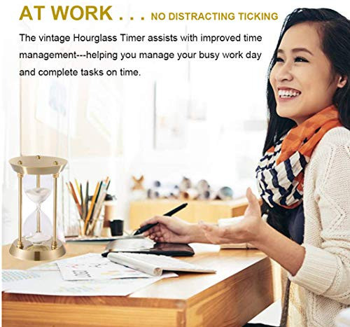Reloj De Arena De Laton Con Temporizador De 15 Minutos 1