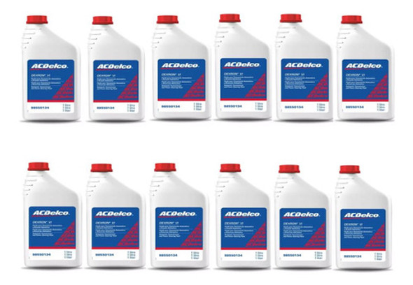 Kit 12l Óleo Tran Aut Dir Hidr Dexron Vi Acdelco 98550134 Gm 0