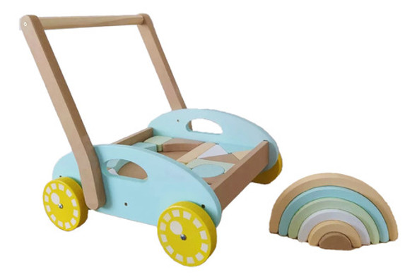 Carrito Caminador De Empuje + Arco Iris Montessori 0