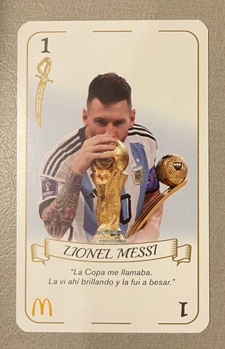 Cartas Mcdonalds Selección Argentina Panini (24 Cartas) 1