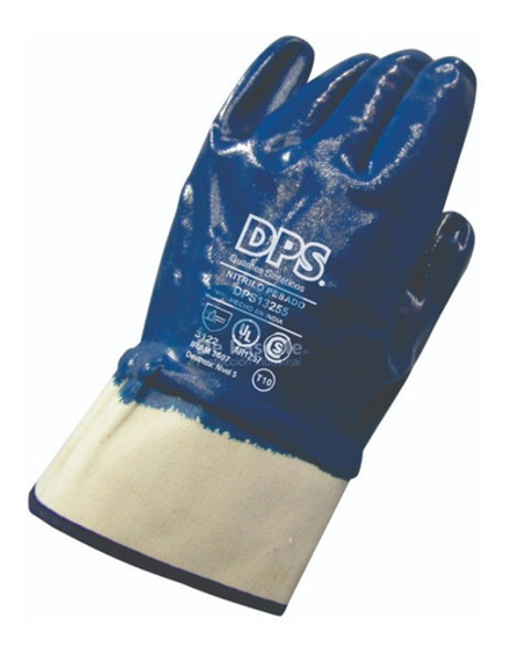 Guante Nitrilo Azul Baño Completo Pesado Puño Lona Dps13255 0 Guante Nitrilo Azul Baño Completo Pesado Puño Lona Dps13255 0
