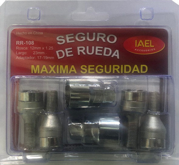 Seguro Rueda Antirobo 4 Bulones+seg 8 Fiat Cronos 18/19 1 Seguro Rueda Antirobo 4 Bulones+seg 8 Fiat Cronos 18/19 1