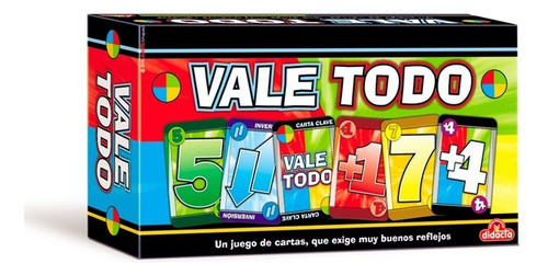 Vale Todo - Didacta - + 7 Años - Juego De Cartas Y Reflejos 0