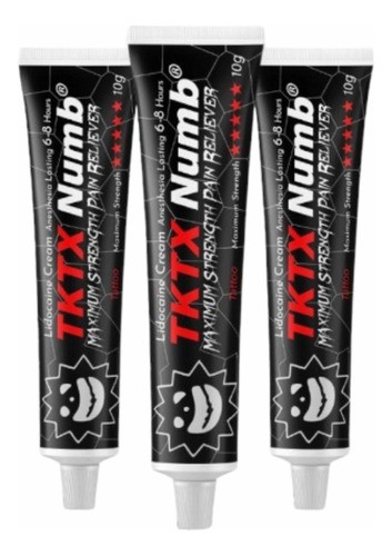 Crema Anestésica Tktx 100% Tattoo Sin Dolor De 6 A 8hs 0