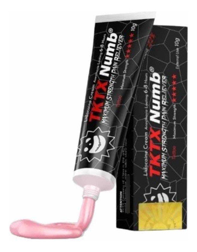 Crema Anestésica Tktx 100% Tattoo Sin Dolor De 6 A 8hs 1