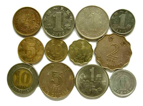 Lote China Y Hong Kong 12 Monedas Muy Buen Estado Vea Fotos 0 Lote China Y Hong Kong 12 Monedas Muy Buen Estado Vea Fotos 0