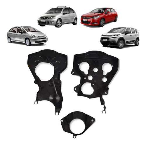 Kit Capa Correia Dentada Peugeot Partner 1.6 16v 2007 A 2015 0