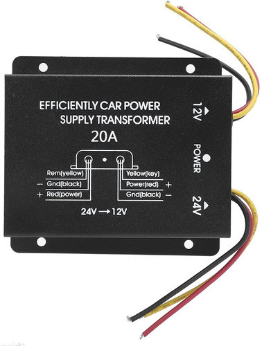 Convertidor Reductor 24v A 12v 20a 240w Camiones Colectivos 1