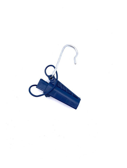 Esticador Cabo Drop Com Gancho Longo (azul)- Kit 100un 0