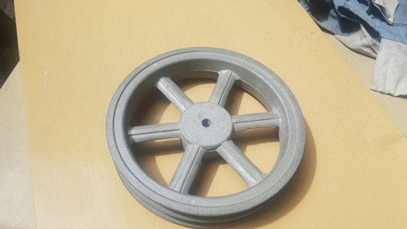 Polea De Aluminio 2 Canal B  210 Mm  Fundicion  Aluminio Nva 1