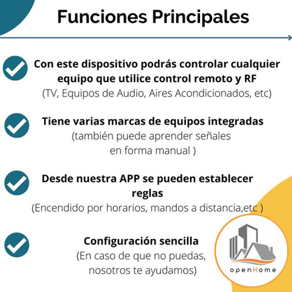 Control Infrarrojo + Radio Frecuencia Wifi | Tuya Smart 1