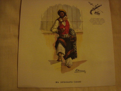 Marenco Lamina Original 1953 El Indiano 29x30 0