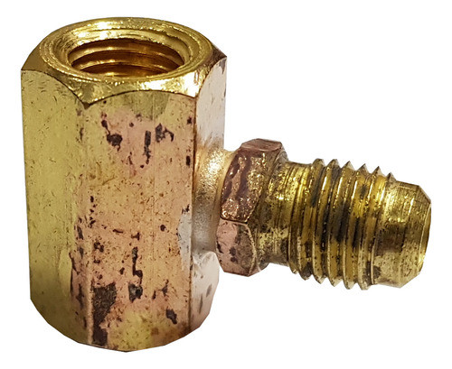 Adaptador Acople Vacuometro Tee Bomba Vacio 1/4fhx2 1/4fmx1 1