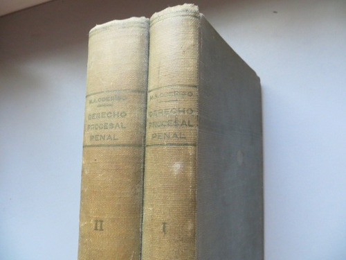 Derecho Procesal Penal Mario A Oderigo 2 Tomos Ed Ideas 1952 0