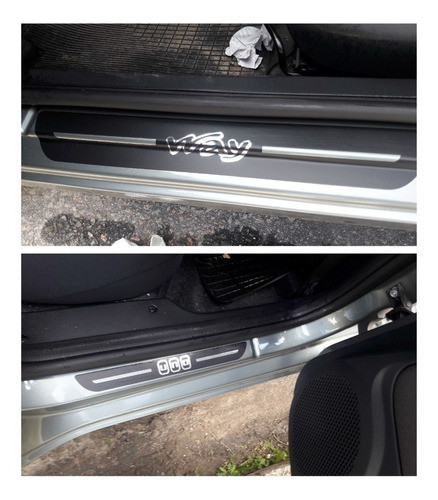 Fiat Uno Evo Way Adhesivos X Puerta Zócalo Interno 0