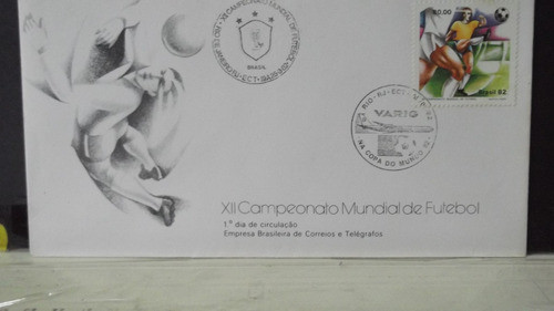 Envelope X I I Campeonato Mundial De Futebol  Fdc 2 Carimbos 0