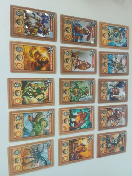 18 Cards/figurinhas Mythomania Elma Chips Avulsos 1