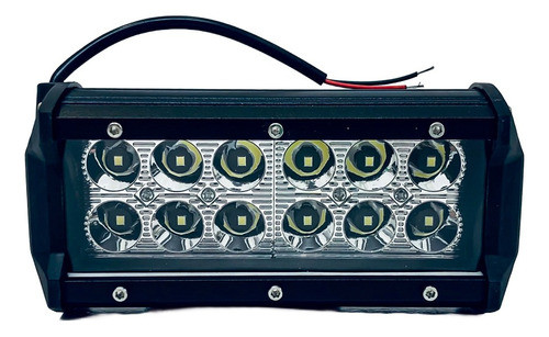 Barra Faro Led 36w Spot 3240lm 4x4 Cuatri Off Road Jeep Ns 0