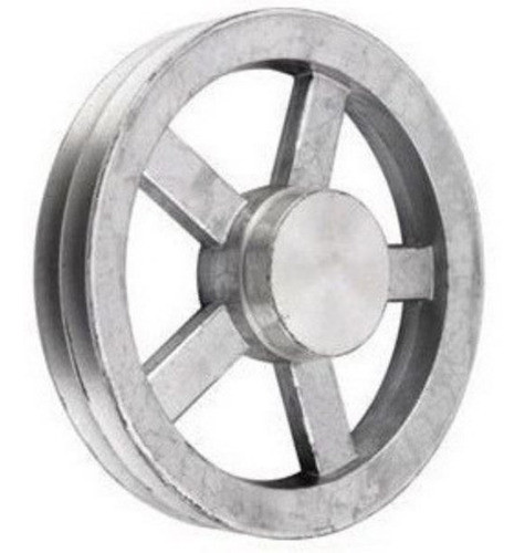 Polia Alumínio 2 Canais Tipo B 180mm / 180b2 Mademil Gabitec 1