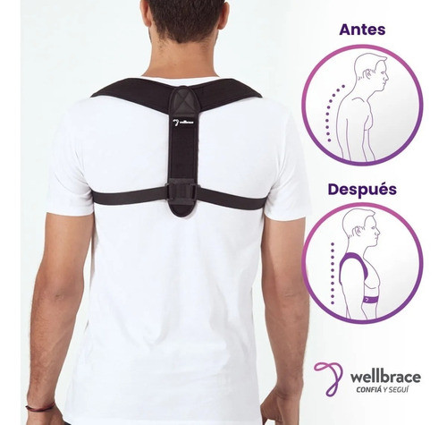 Corrector De Postura Espalda Regulable Wellbrance Postural 0
