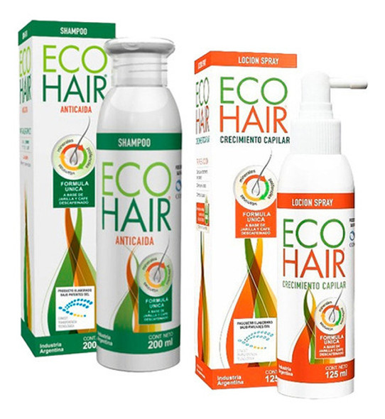 Eco Hair Combo Shampoo + Locion Anticaida Cabello Ecohair 0