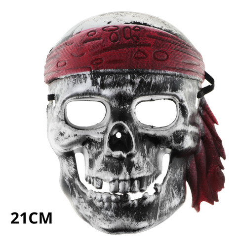 Máscara Pirata De Plástico Jack Sparrow 1