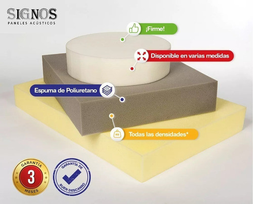Corte De Goma Espuma 60x60x10 Soft 1