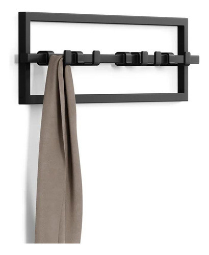 Perchero Pared Negro X5 Cubiko 0